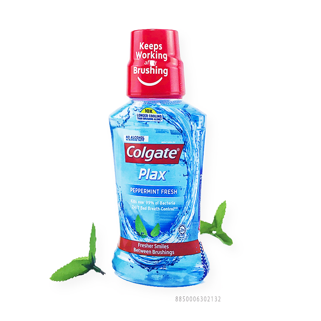 Nước Súc Miệng Colgate Plax Bạc Hà The Mát 250ml