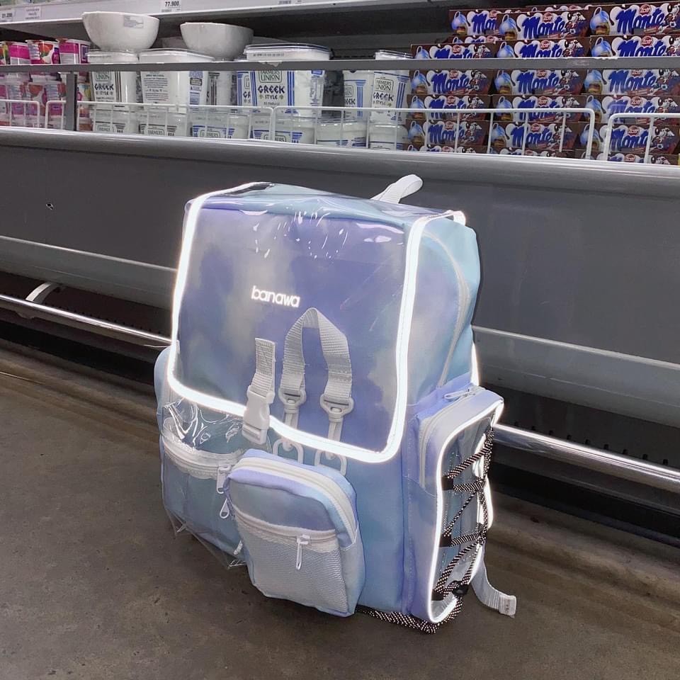 [HCM](Free ship) Balo BANAWA phản quang tặng kèm túi treo