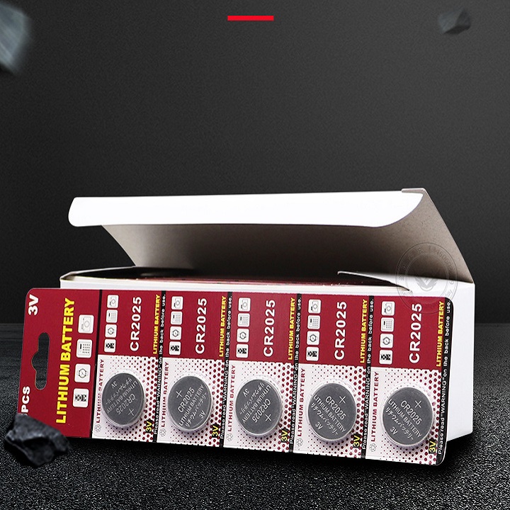 Pin CR2025 Lithium Battery 3V (Vỉ 5 viên)