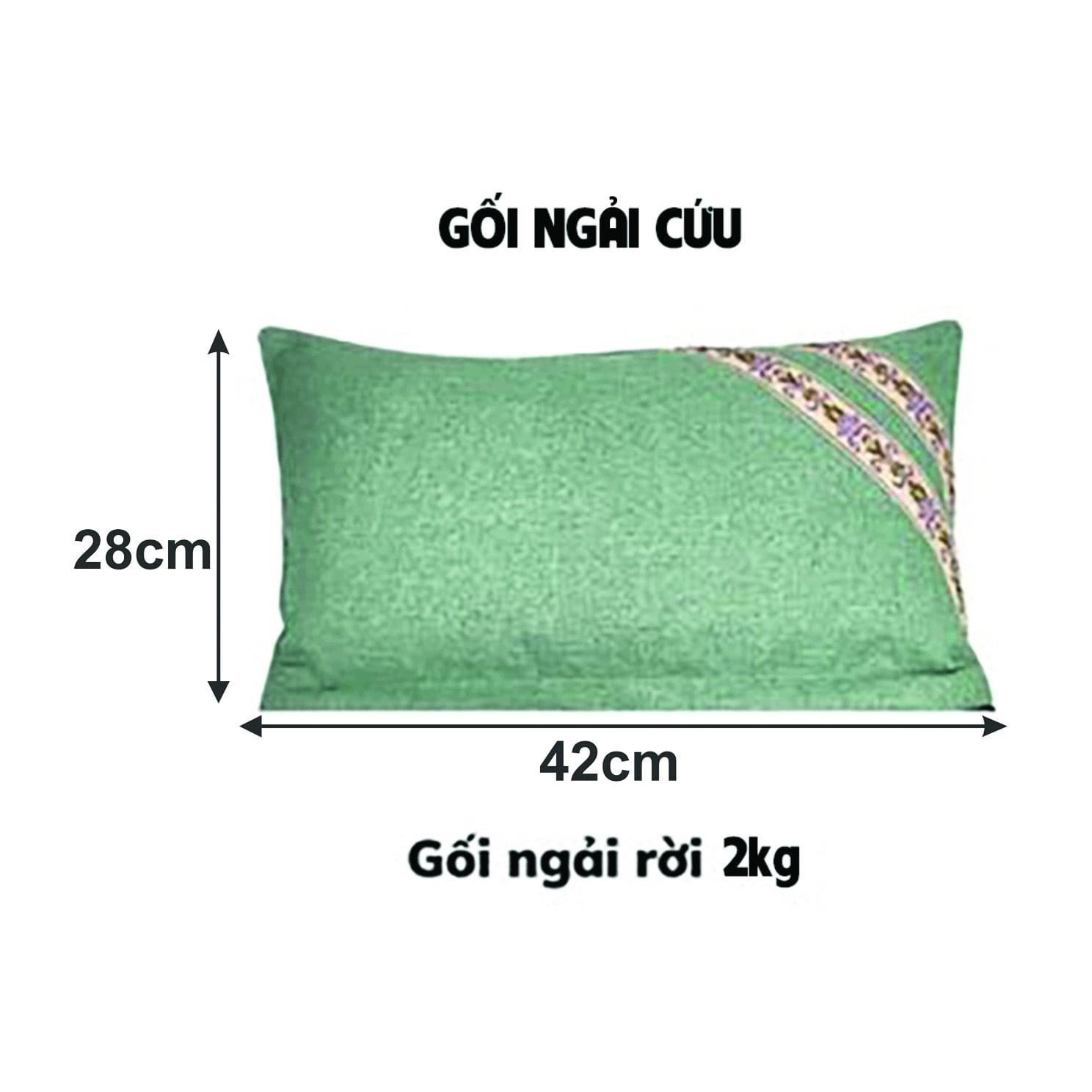 Gối thảo dược ngải cứu combo 2 chiếc xả kho
