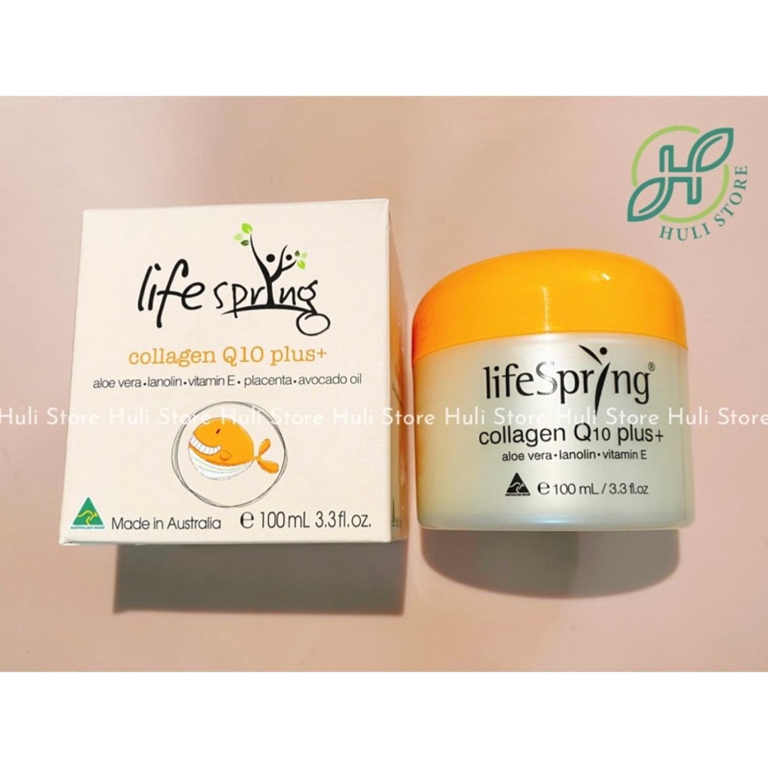 Kem dưỡng da nhau thai cừu Life spring LifeSpring Lanolin