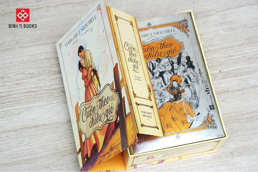 Fahasa - Boxset Cao Cấp Cuốn Theo Chiều Gió - Bản Dịch Mới (Bộ 2 Tập)