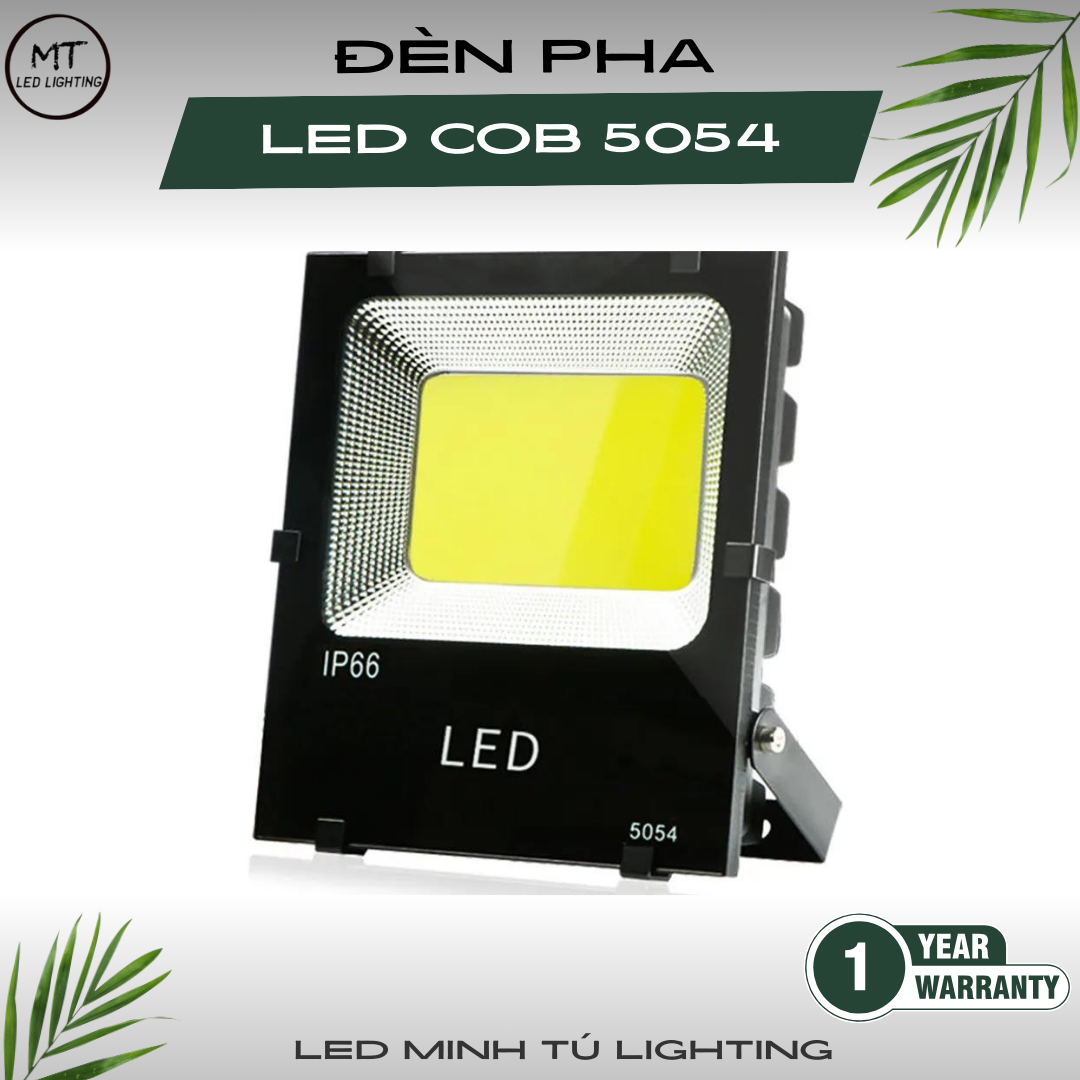 Đèn Pha Led COB 5054 đủ công suất.