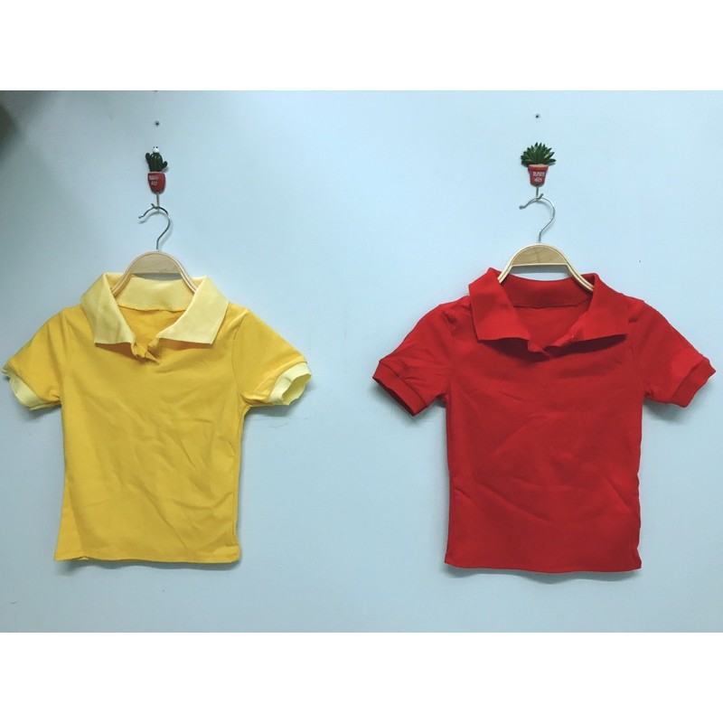 [HCM]Áo polo croptop áo cổ trụ trơn