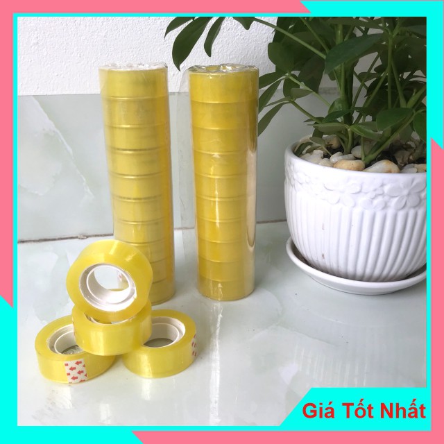 COMBO 5 CUỘN Băng Dính Văn Phòng 2cm Dày - Văn phòng phẩm Bảo An