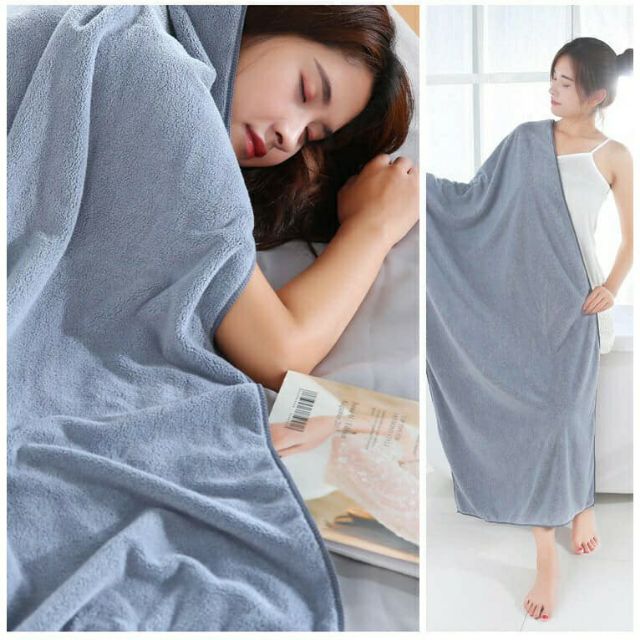 Khăn tắm lông cừu xuất Hàn size 70x140 cm
