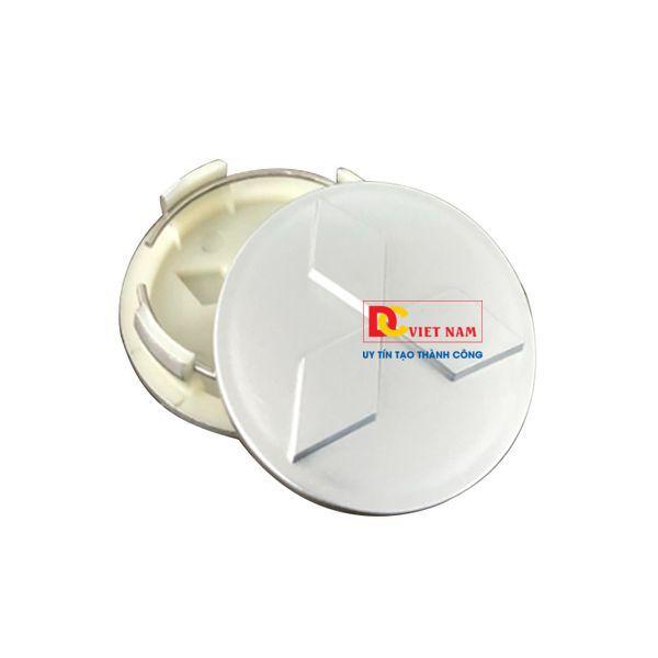 1 chiếc logo chụp mâm, ốp lazang bánh xe ô tô, xe hơi Mitsubishi MTS60 đường kính 60mm