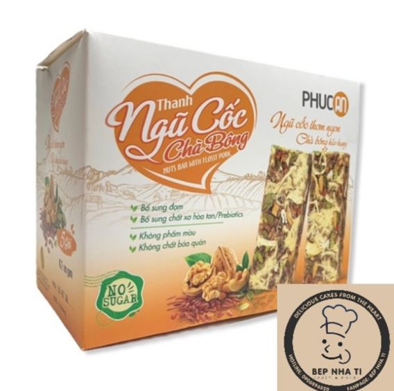 THANH DINH DƯỠNG NGŨ CỐC CHÀ BÔNG PHÚC AN 100GR HỖ TRỢ ĂN KIÊNG