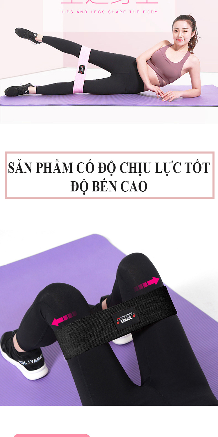 Dây Đàn Hồi Kháng Lực Tập Mông Miniband Aolikes - Dây tập mông miniband