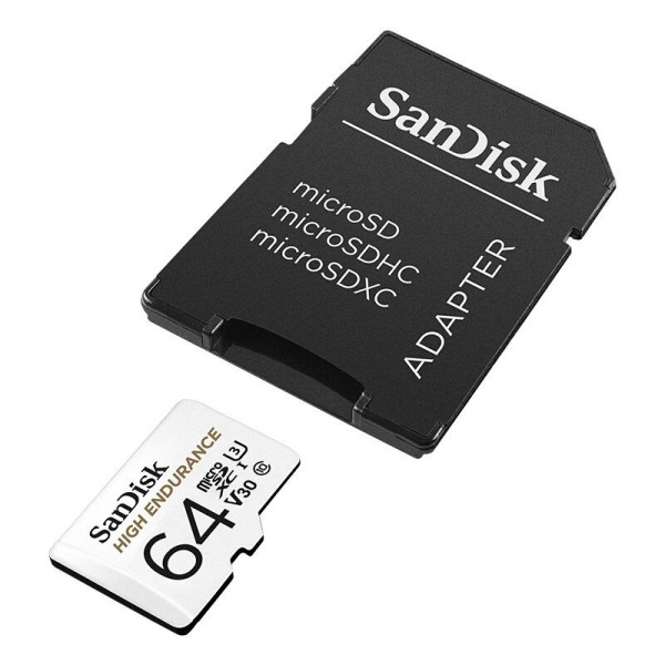 [HCM]Thẻ nhớ microSDXC Sandisk High Endurance 64GB V30 UHS-I U3 4K - tốc độ R100MB/s W40MB/s chuyên camera quay đến 10000 giờ - Phụ Kiện 1986