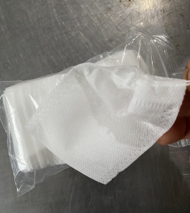 100 túi lọc trà, túi đựng phân tan chậm size 7*9 cm