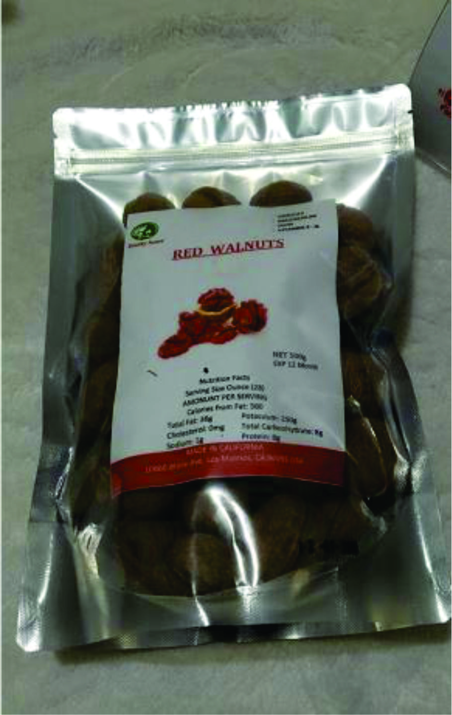 Quả óc chó đỏ hartley 500g Mỹ loại 1
