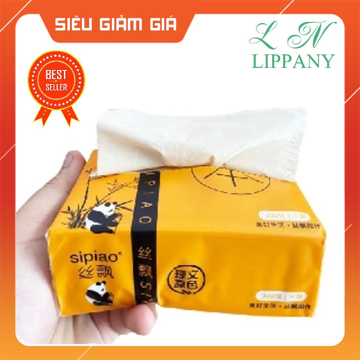 GIẤY ĂN GẤU TRÚC 30 GÓI MỖI GÓI 300 TỜ SIÊU DAI