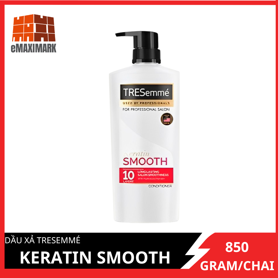 Dầu Xả Tresemmé Keratin Smooth Chai 850G