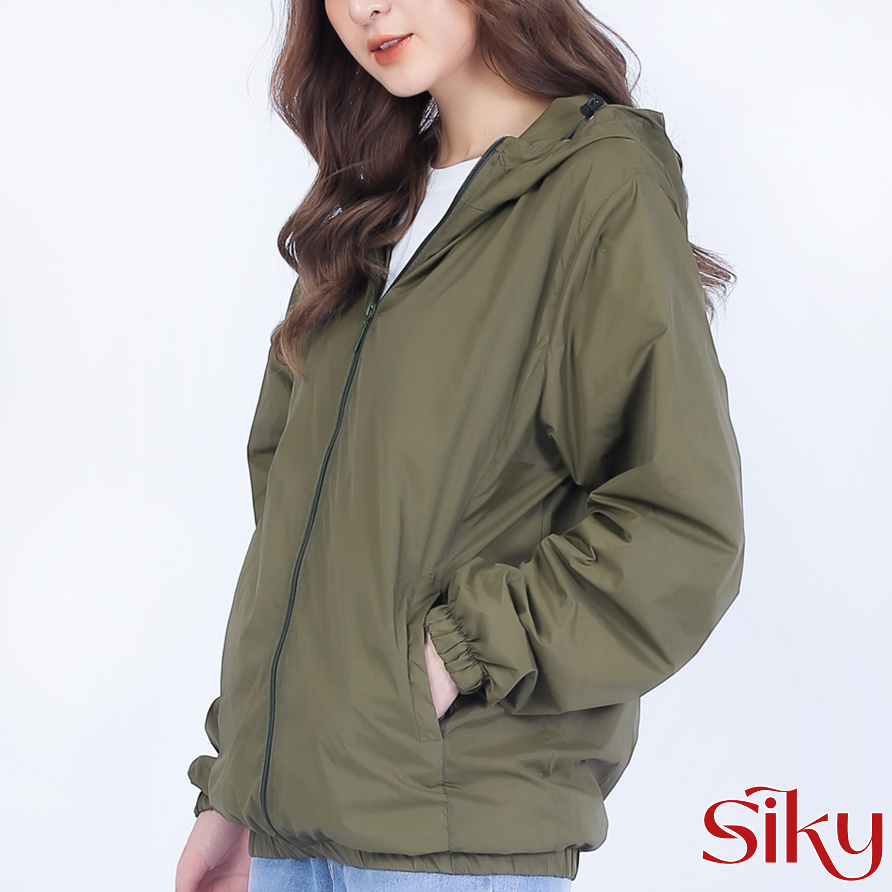 Áo gió nữ SIKY 2 lớp chống nước - Siky