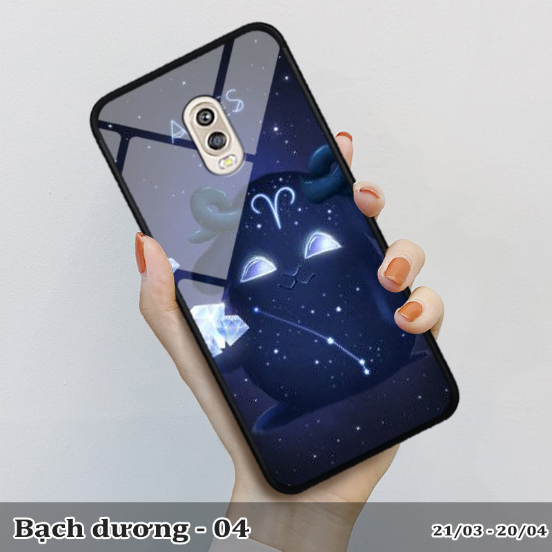 Ốp kính samsung j7 plus in cung hoàng đạo