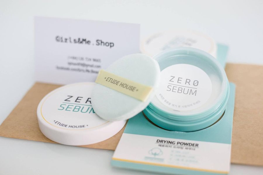 Phấn phủ kiềm dầu etude house zero nosebum drying powder