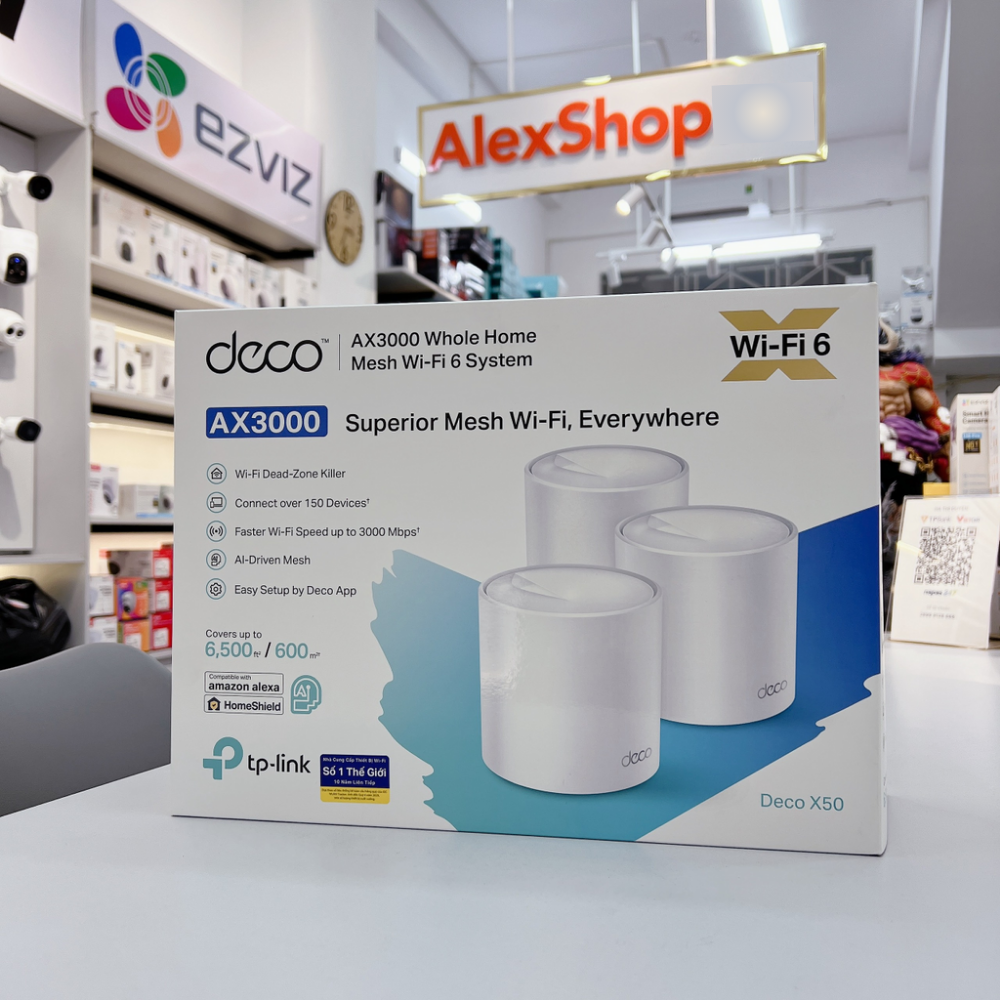 Bộ Phát WiFi 6 TP-Link Deco X50 Chuẩn AX3000