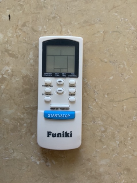 Điều khiển điều hoà Funiki( trắng-Xanh)