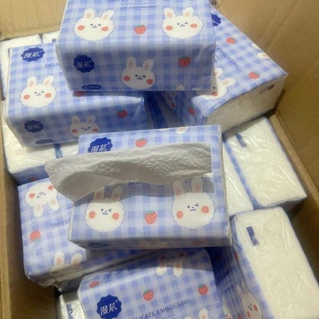 ⛔FREESHIP⛔ Thùng 40 bịch giấy ăn thỏ (LOẠI THÙNG - LOẠI THỎ)