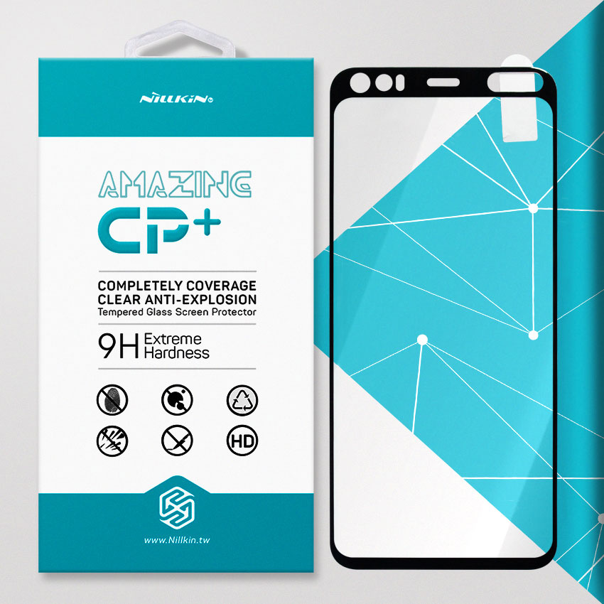 Miếng dán cường lực cho Google Pixel 4 Full hiệu Nillkin (Đen)
