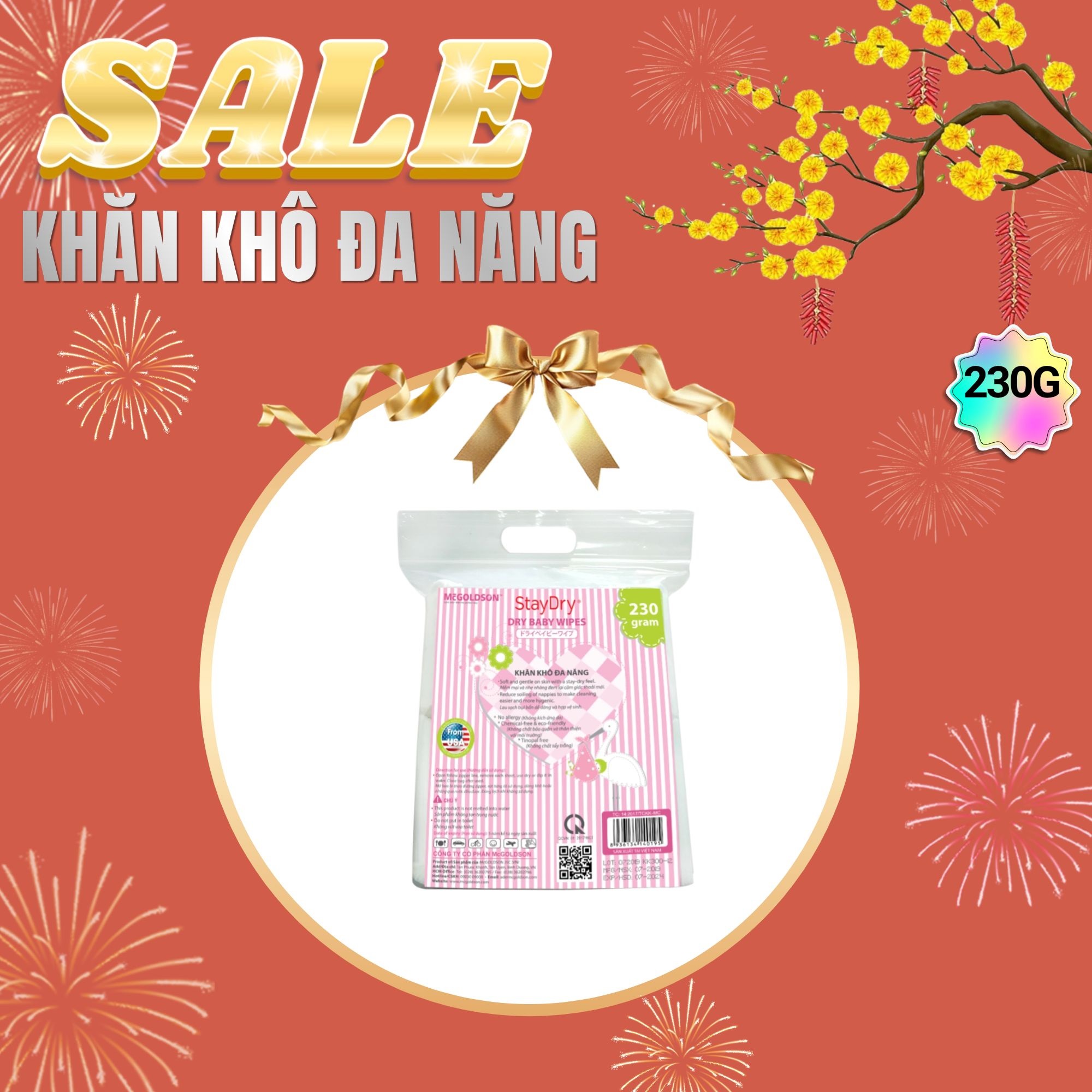 Khăn vải khô đa năng StayDry (550 gram)