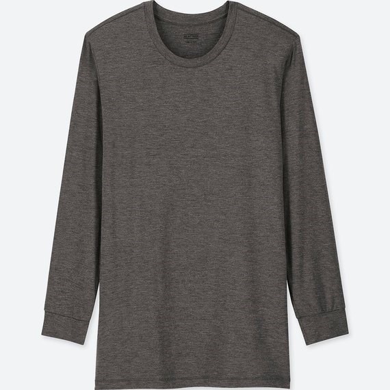 Áo giữ nhiệt nam cổ tròn Heattech Uniqlo