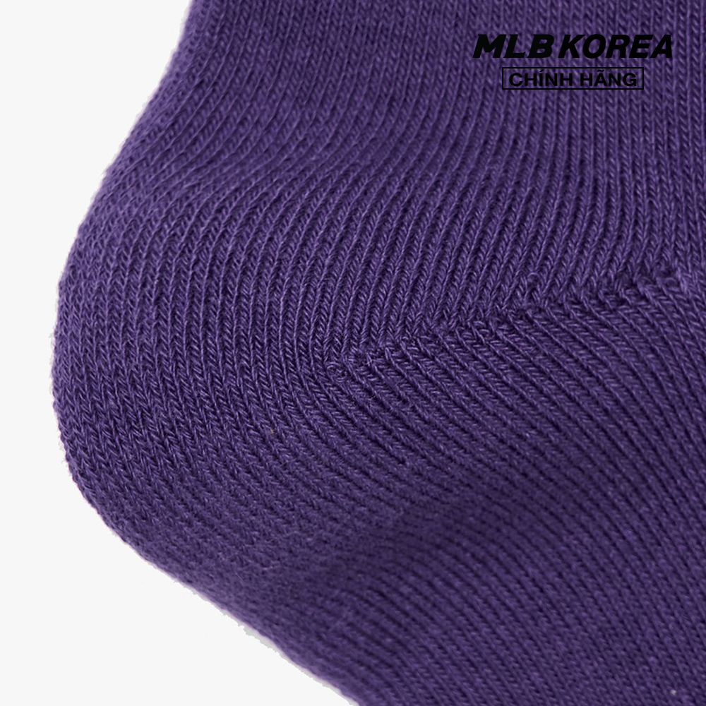 [Deal cuối tháng - Giảm đến 50% + Voucher đến 255K + Mua 2 giảm 5% - 23.05 - 29.05] MLB - Vớ cổ cao unisex Basic Medium Logo 3ASOM032N-43PPS