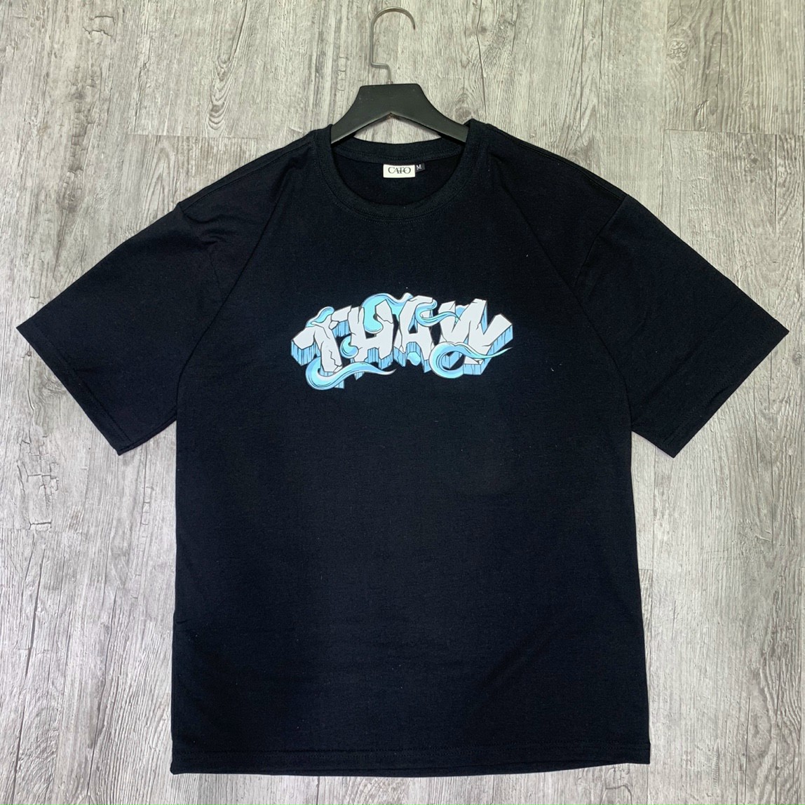 Áo thun tay lỡ form rộng Bad Habits Thaw phong cách unisex cho cả nam nữ vải cotton 100% co dãn 4 chiều có tem mạc đầy đủ hình in to và cực bền AL48 - Áo thun tay lỡ Unisex