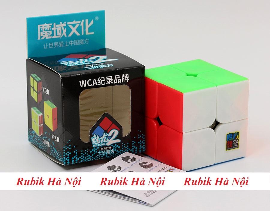 Rubik 2x2 Moyu Meilong Stickerless Thường/Có Nam Châm