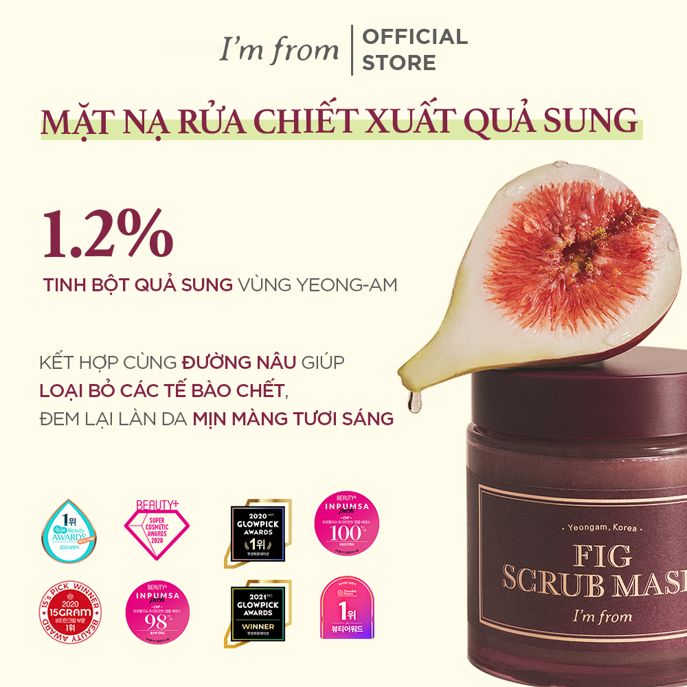 I'M from Fig Scrub Mask 120g