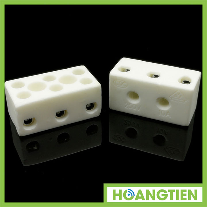 Cút nối dây điện sứ CC10 3 cực CC10-3P