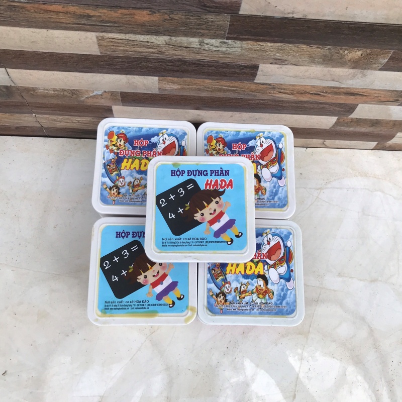 {HCM} Hộp đựng phấn kèm lau bảng HaDa và MIC [ VPP Trí Đức ]