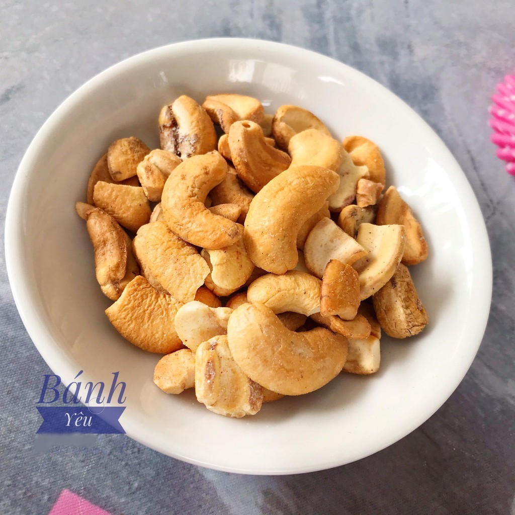 Hạt điều vỡ rang muối Chia-100g