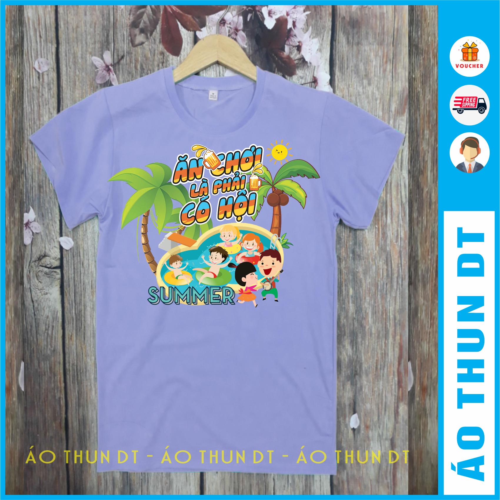 Áo đồng phục Team đi biển
