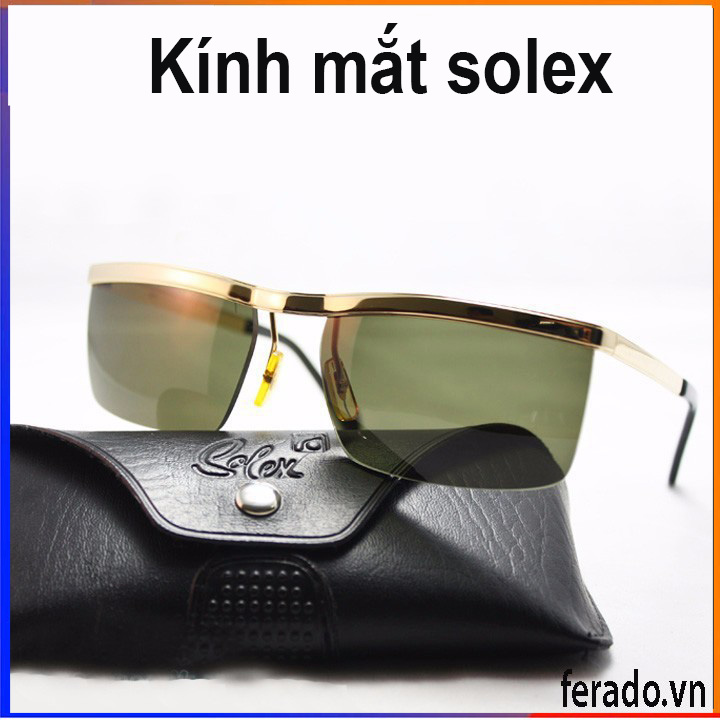 Kính râm solex sống trâu , kính mắt thời trang nam chống UV