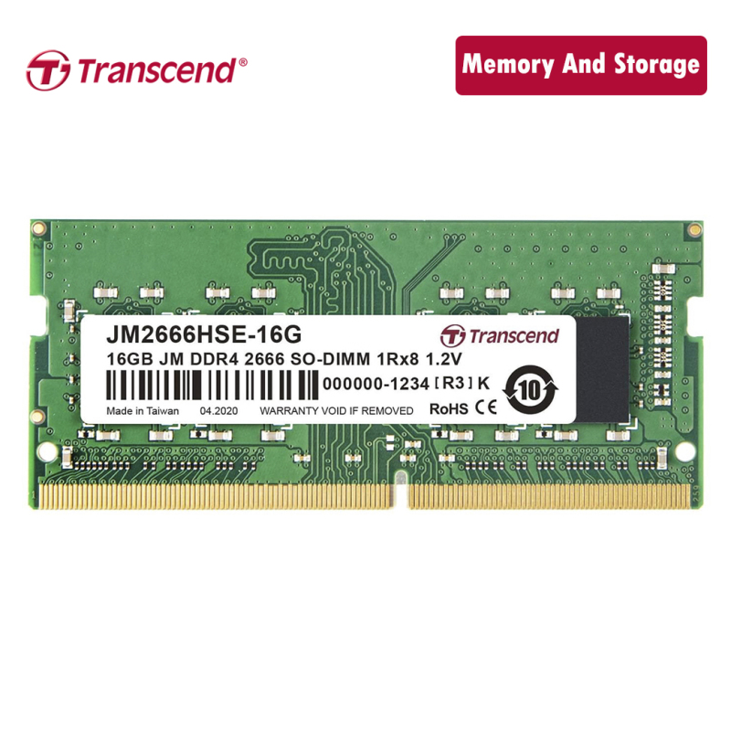 Bảng giá Ram Transcend DDR4 16GB 2666Mhz SO-DIMM chính hãng Phong Vũ