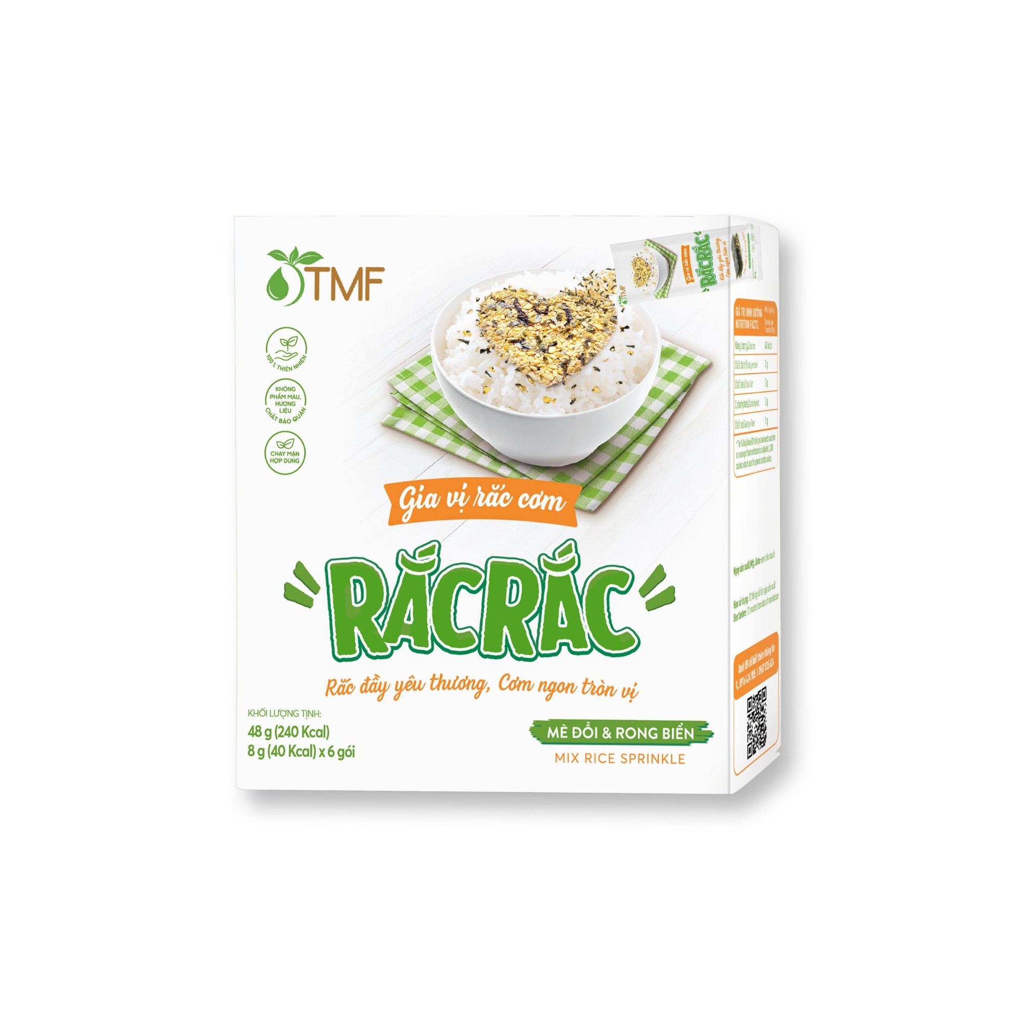 Gia vị rắc cơm lúa mạch rong biển (100gr)