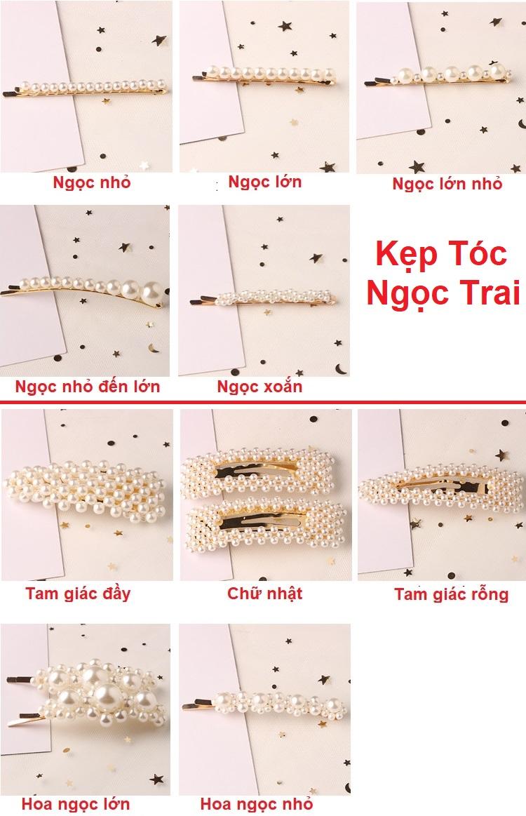 [HCM]Kẹp tóc ngọc trai