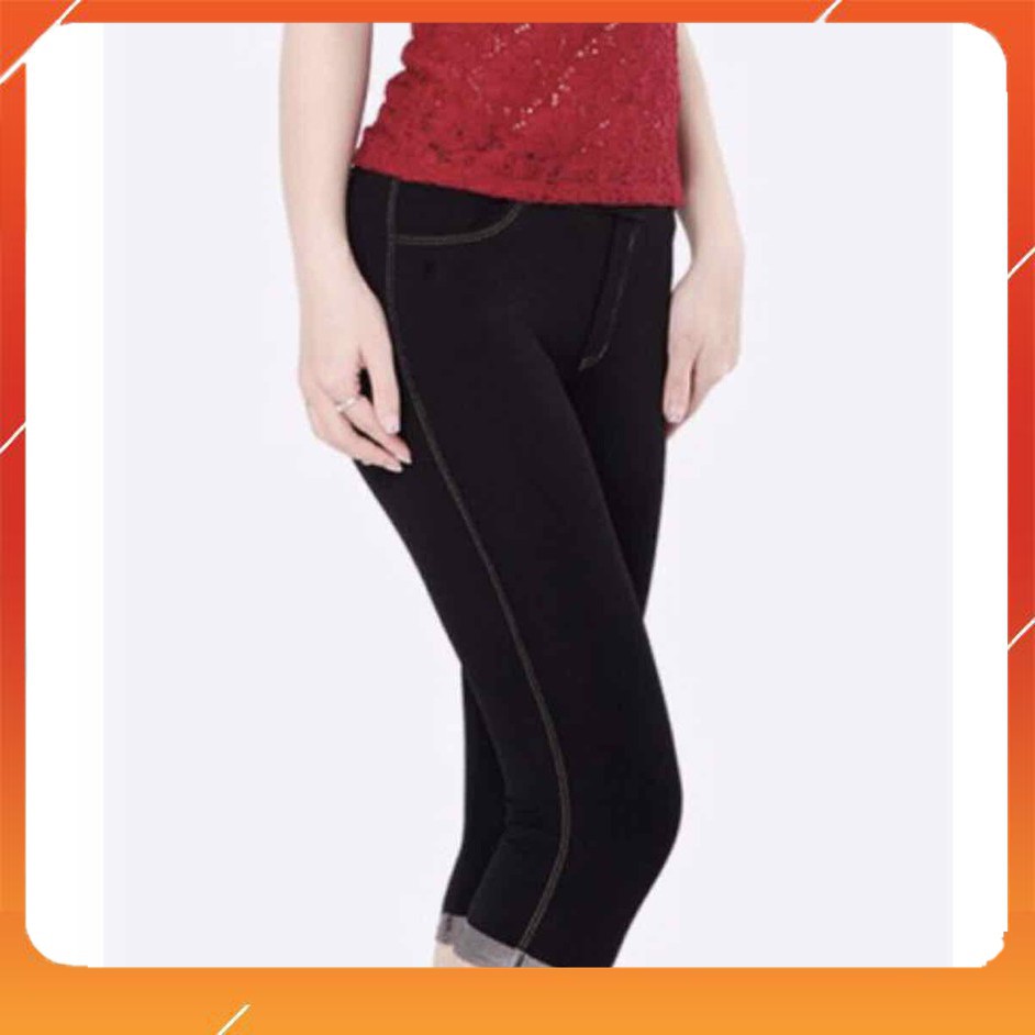 [FreeshipMAX] [HCM]Quần lửng legging giả jean hàng cao cấp