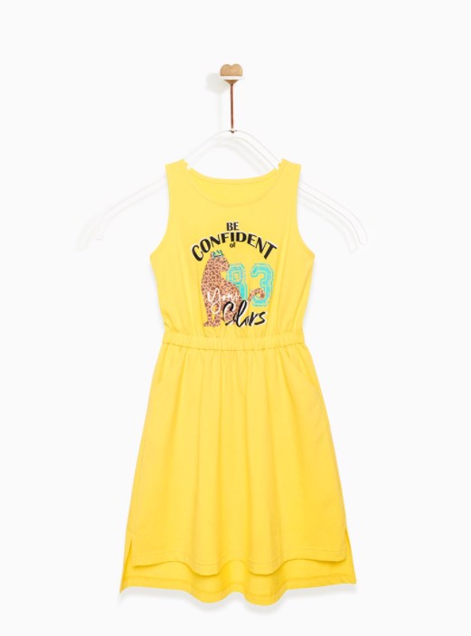 Áo Đầm Bé Gái MDK- Printed easy dress