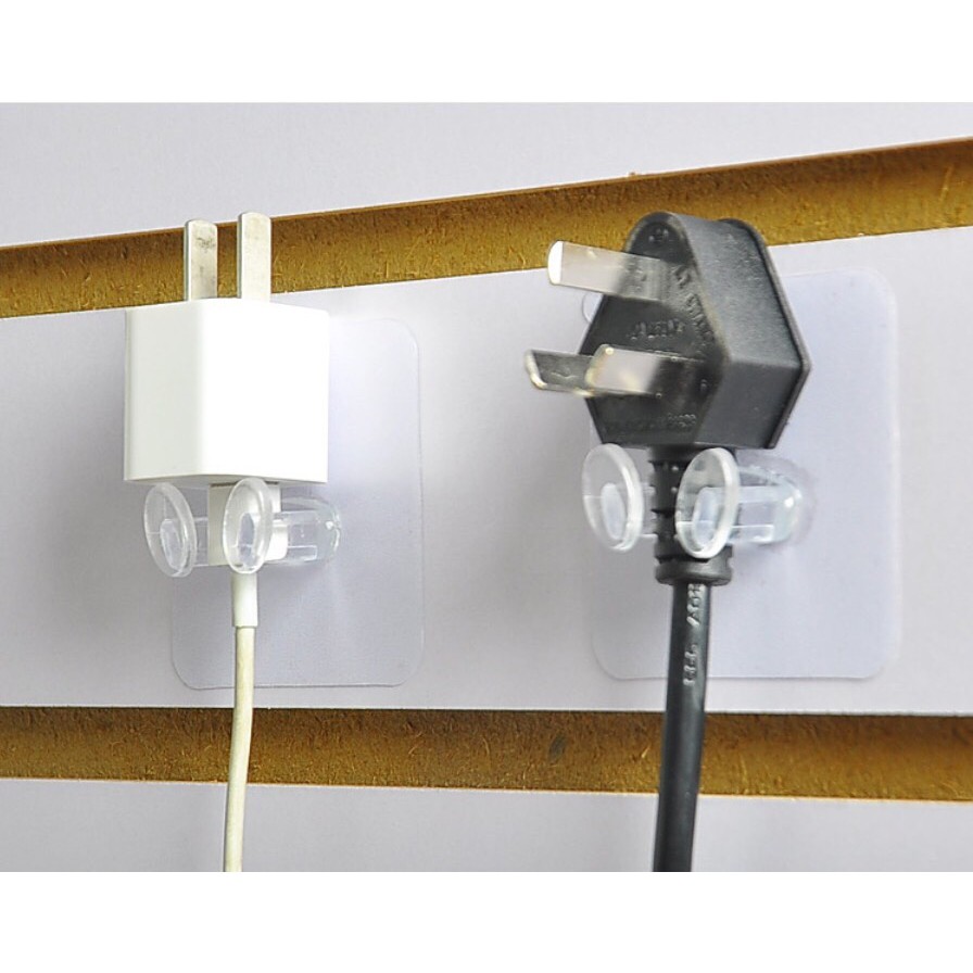 Móc Treo Phích Cắm Điện Dính Tường Siêu Chắc