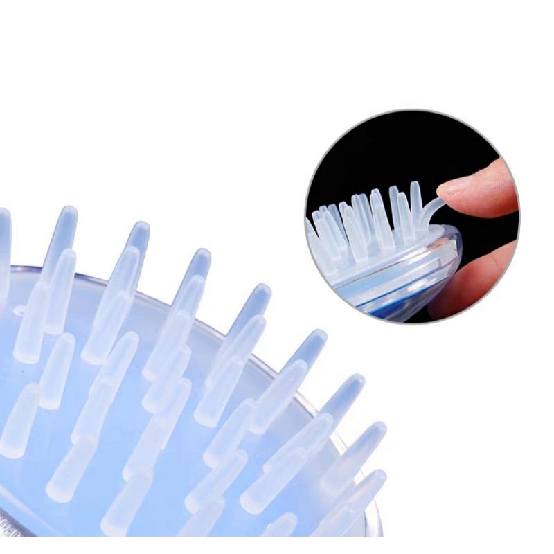 Lược Gội Đầu Massage Gai Silicon