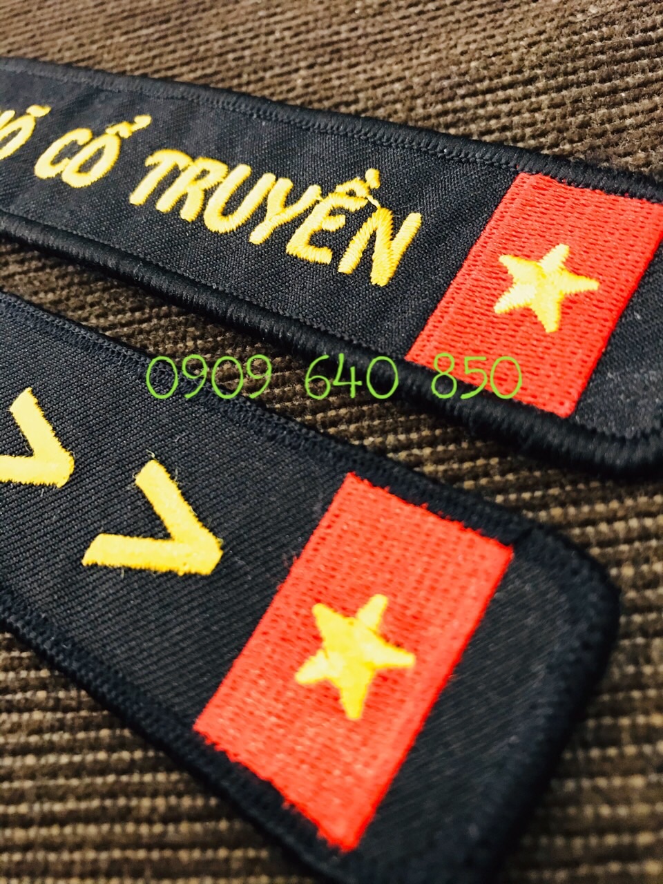 Móc khoá thêu Võ cổ truyền