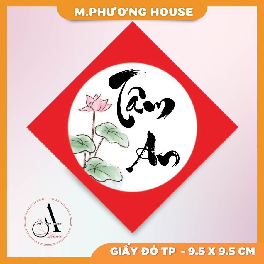 100 giấy hoa viết tên đẹp