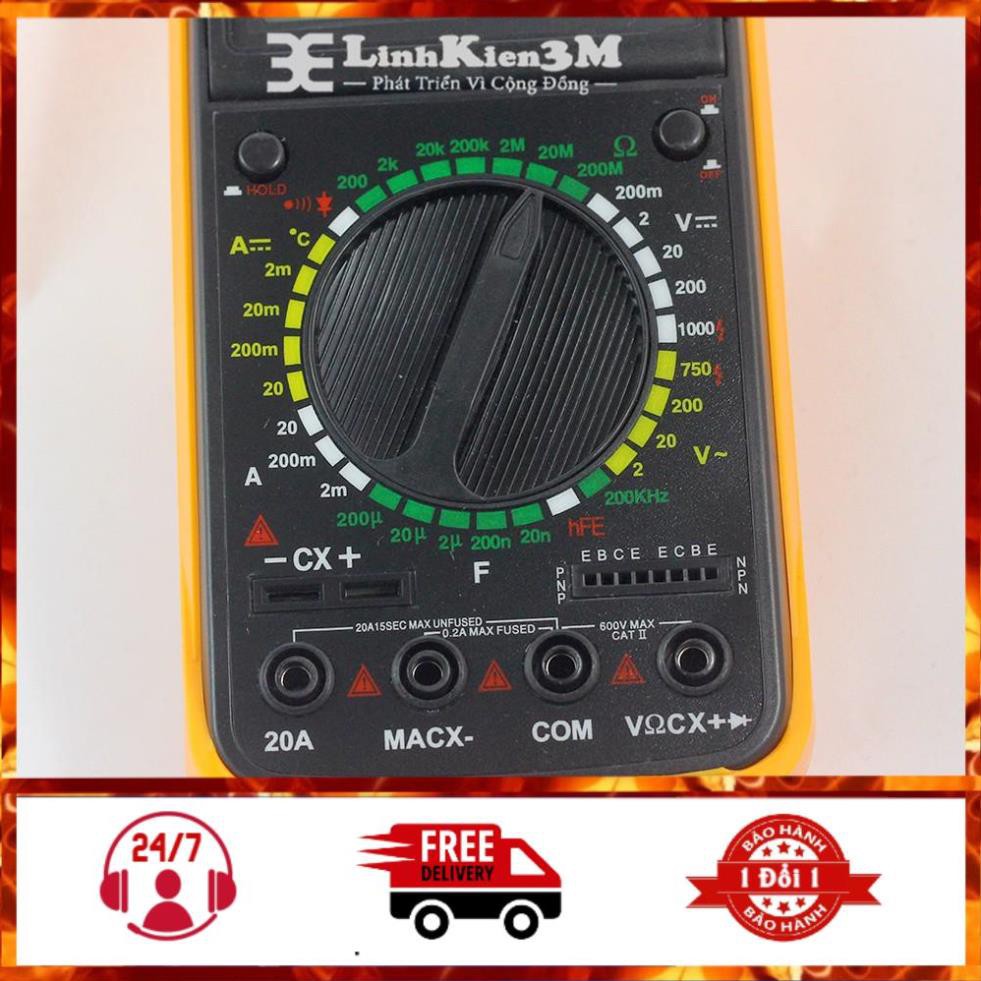 Đồng Hồ Đo Vạn Năng DT-9208A ( BH : 3 tháng )