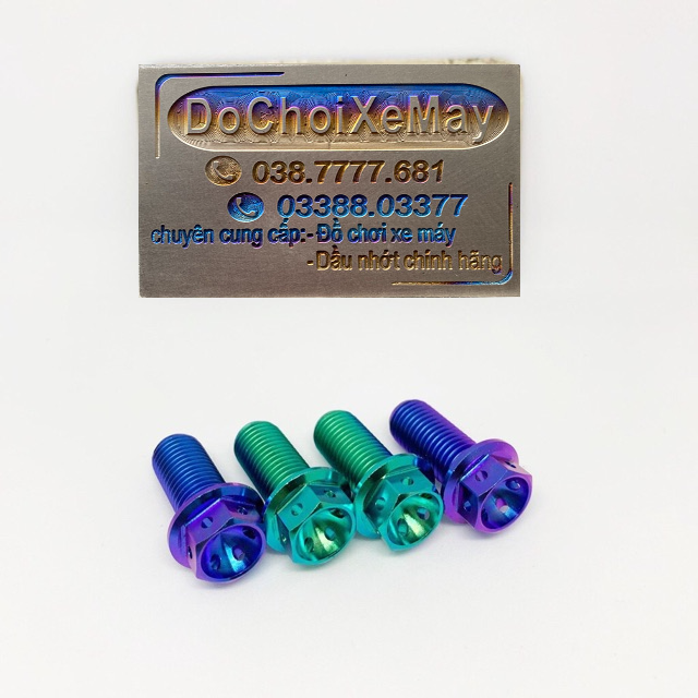 Ốc 10li23 10li30 10li40 10li60 đầu Probolt Vương Miệng Titan Gr5 , ốc titan 10li . DoChoiXeMay