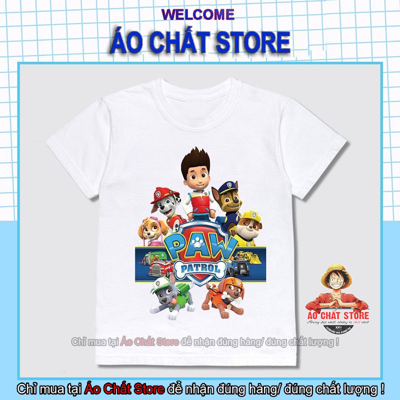 (VIDEO) BST Áo thun trẻ em Đội Chó cứu Hộ Paw Patrol siêu đẹp | Áo Paw Patrol cho bé trai | bé gái PA01 |