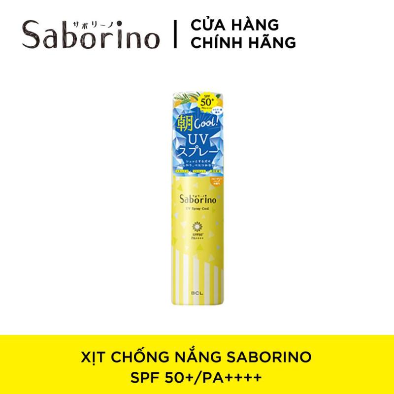Xịt Chống Nắng Saborino Morning Uv Spray Cool SPF50+ Pa++++ (100g)