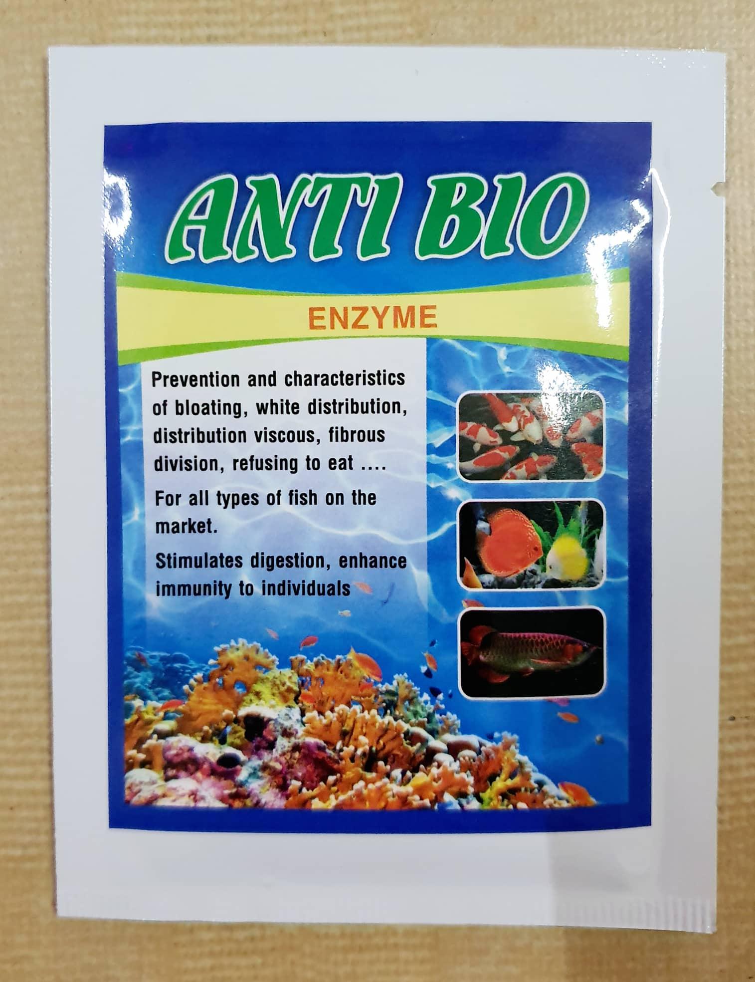 Anti bio: men tiêu hóa cho cá cảnh